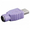 Adaptador USB A Macho a PS/2 Hembra |Marlex Conexion