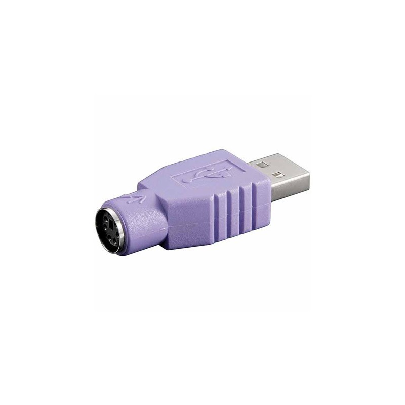 Adaptador USB A Macho a PS/2 Hembra |Marlex Conexion