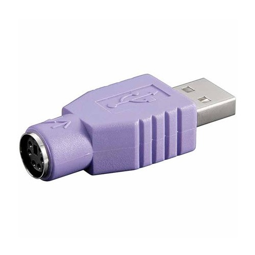 Adaptador USB A Macho a PS/2 Hembra |Marlex Conexion