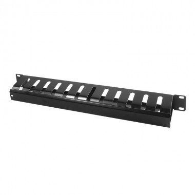 Logilink ORCC01B - Panel Pasacables 19" 1U con tapa,Negro | Marlex Conexion