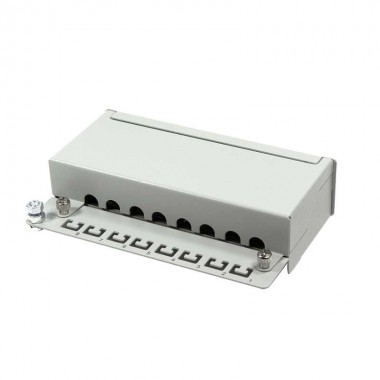 Logilink NP0016A - Patch Panel Sobremesa  Cat. 6 FTP 8 puertos, Beige | Marlex Conexion