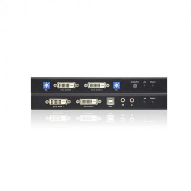 Aten CE604 - Extensor KVM DVI Dual View y RS-232