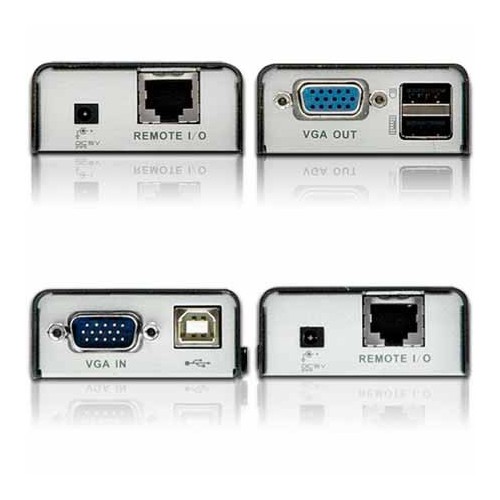 Aten CE100 Extensor KVM USB-VGA 100m Tamaño Mini
