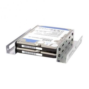 Logilink AD0009 - Soporte para 2 HDD/SSD de 2,5'' en Bahia de 3,5'' | Marlex Conexion