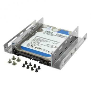 Logilink AD0009 - Soporte para 2 HDD/SSD de 2,5'' en Bahia de 3,5'' | Marlex Conexion