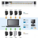 Aten CL5808N - KVM LCD 19" de 8 puertos, Dual Rail para Rack 19''