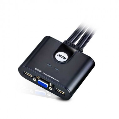 KVM de 2 Puertos USB VGA Aten CS22U