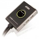 Aten CS682 - Conmutador KVM de 2 Puertos USB DVI con Audio incluido