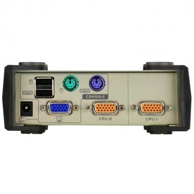 Aten CS82U - Conmutador KVM de 2 Puertos USB PS/2 VGA