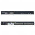 Aten KH1516AI - KVM Cat 5e/6 de 16 Puertos Sobre IP (1 Local/Remoto) para Rack 19'' 