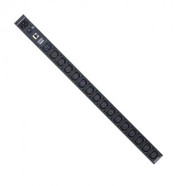 Aten PE1216G - PDU de 16 Tomas C13 con medidor, 0U, 16A, compatible IP