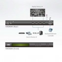 Aten VM5404H - Conmutador Matricial HDMI 4x4 (Videowall y Escalador) 