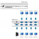 Aten VS98A - Video Splitter VGA 8 puertos (300Mhz)