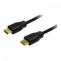 Logilink CH0035 - Cable HDMI 1.4 Alta Velocidad con Ethernet de 1 m, Negro