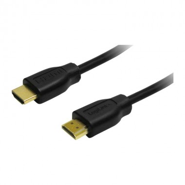 Logilink CH0035 - Cable HDMI 1.4 Alta Velocidad con Ethernet de 1 m, Negro