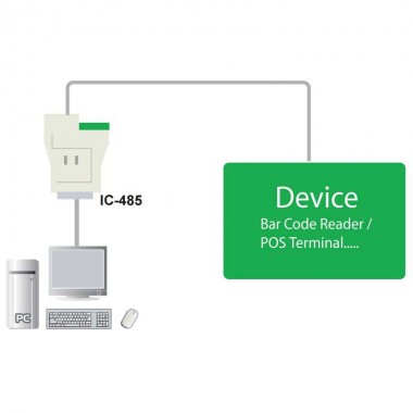 Aten IC485SN - Conversor Serie RS232 - 422/485 (Sin Alimentador)