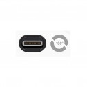 Logilink CU0167 - 0,5 m Cable USB 3.2(Gen 1) tipo C Macho a USB 3.0 (Tipo A) Macho, Negro
