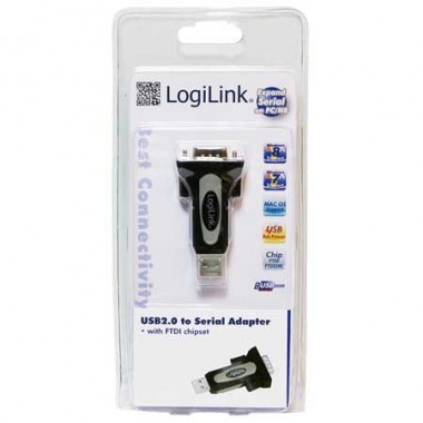 Logilink AU0034 - Conversor USB 2.0 a Serie (RS232) compacto | Marlex