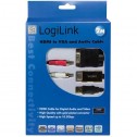 Logilink CV0052A - 2m Cable Conversor HDMI a VGA con Audio | Marlex Conexion