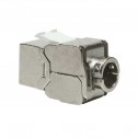 Logilink NK4003 - Conector Hembra RJ45 STP Cat.6A Keystone 180º, Slim | Marlex Conexion