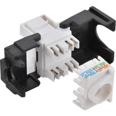 Logilink NK4007 - Conector Hembra RJ45 UTP Cat.6 Keystone 180º | Marlex Conexion