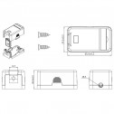 Logilink NK4022Caja Superficie para 1 conector tipo Keystone | Marlex Conexion
