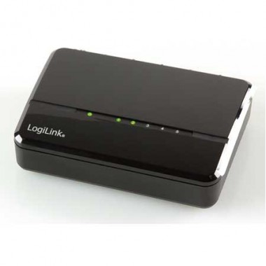 Logilink NS0103 - Mini Switch Ethernet de 5 puertos 10/100 Sobremesa Negro