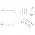 Logilink SF2C35G - Bandeja Colgante 19'' 2U Fondo 250 Gris | Marlex Conexion