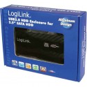 Logilink UA0041B - Caja Externa 2,5" Aluminio. Hdd Sata - USB 2.0, Negro