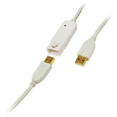 Logilink UA0092 - Cable Amplificador USB 2.0 (12m) | Marlex Conexion