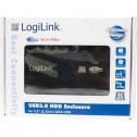 Logilink UA0106 - Caja Externa 2,5" Aluminio. Hdd Sata - USB 3.0, Negra