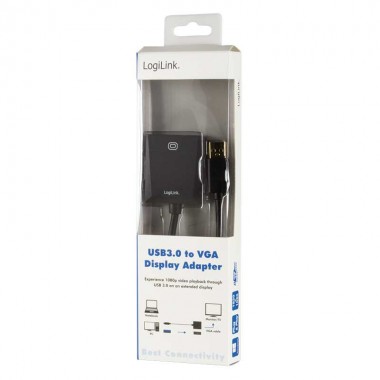 Logilink UA0231 - Conversor USB 3.0 a VGA | Marlex Conexion