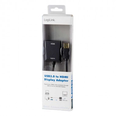 Logilink UA0233 - Conversor USB 3.0 a HDMI | Marlex Conexion