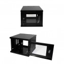 Logilink W06Z33B - Armario Mural 10" 4U Ancho 312 Alto 235 Fondo 300, Negro