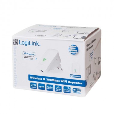 Logilink WL0193 - Repetidor Wifi N 300 Mbps 2T2R | Marlex Conexion