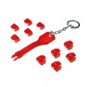 Logilink MP0042 - Bloqueo de puertos RJ45 (1 llave + 10 cerraduras) | Marlex Conexion