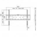 Logilink BP0017 - Soporte TV de Pared Fijo, 37-70'', 50 kg | Marlex Conexion