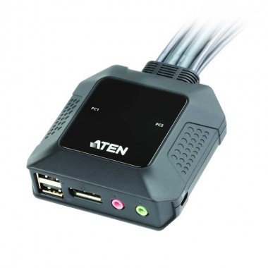 Aten CS22DP - KVM de 2 Puertos USB Display Port | Marlex Conexion