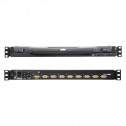 Aten CL5708IM - KVM LCD 17" 8 puertos USB&PS/2 VGA,Sobre IP (1 Local /1 Remoto), USB Perif. Rack 19''