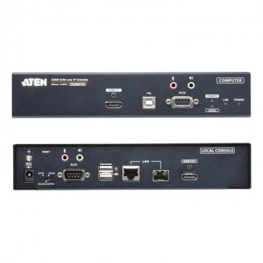 Aten KE8950T - Transmisor KVM USB-HDMI 4K con Audio y RS232 sobre LAN