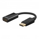 21202-1N - Cable conversor DisplayPort 1.2 Macho a HDMI Hembra color Negro