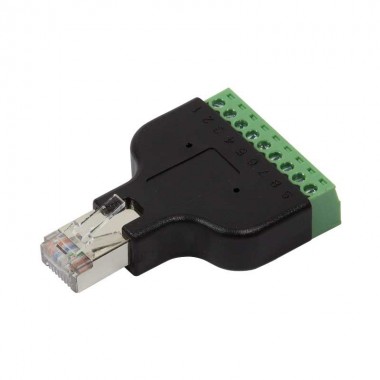 Logilink MP0050 - Conector RJ45 con conexión Terminal Block