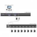 Aten CL3800NW - Consola LCD 18,5'', USB-HDMI-DVI-VGA , Dual Rail para Rack 19'' 