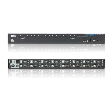 Aten CS17916 - KVM de 16 Puertos USB HDMI Audio Hub USB 2.0  Rack 19''