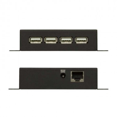 Logilink UA0267 - Extensor USB 2.0 sobre Cat.5e/6 (50m), metalico, POE