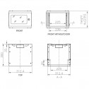 Logilink W06Z33G - Armario Mural 10" 4U Ancho 312 Alto 235 Fondo 300
