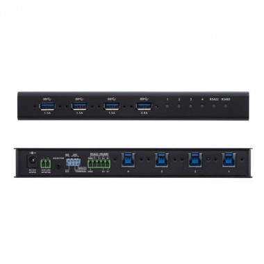 Aten US3344I - Conmutador industrial 4 x 4 puertos USB 3.1 Gen 1 | Marlex Conexion