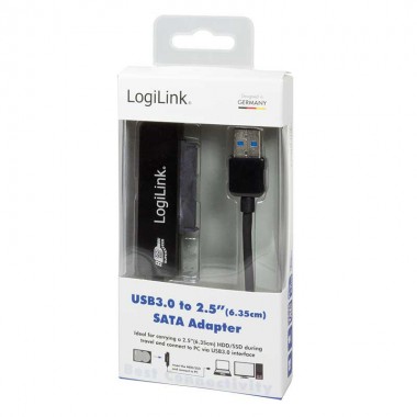 Logilink AU0012A | Adaptador USB 3.0 a  SATA 2.5" (6,35 cm) | Marlex