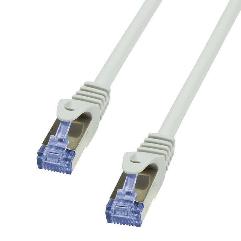 Logilink CQ3012S - Cable de red Cat. 6A 10G S/FTP Cobre LSHZ Gris de 0.25m