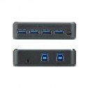 Aten US3324 - Conmutador USB 3.1 2 x 4 para compartir periféricos